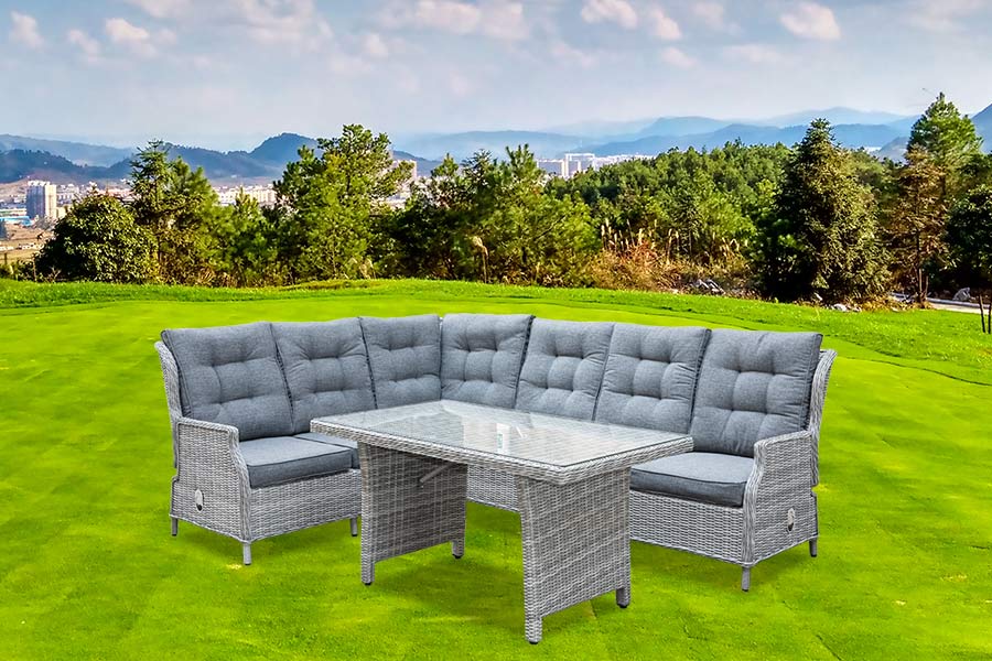 Set Makan Sofa Sudut Baring 5PCS