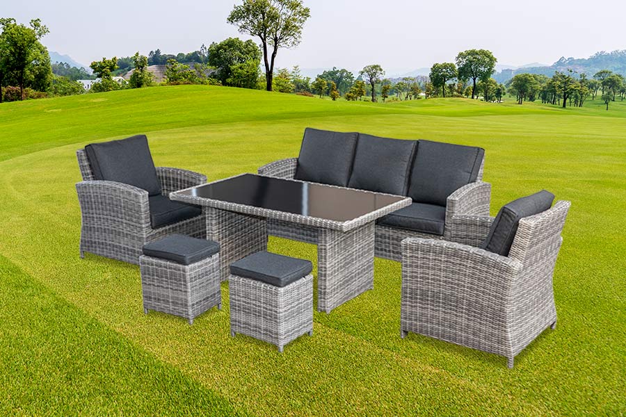 Set Makan Sofa 6pcs 3 Seat